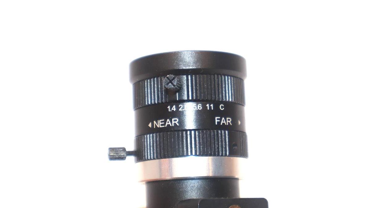 Used OMRON FZ-S2M , FZS2M 8mm 1:1.4 , 2/3" Camera with 2 Mega Pixel Lens and Mount