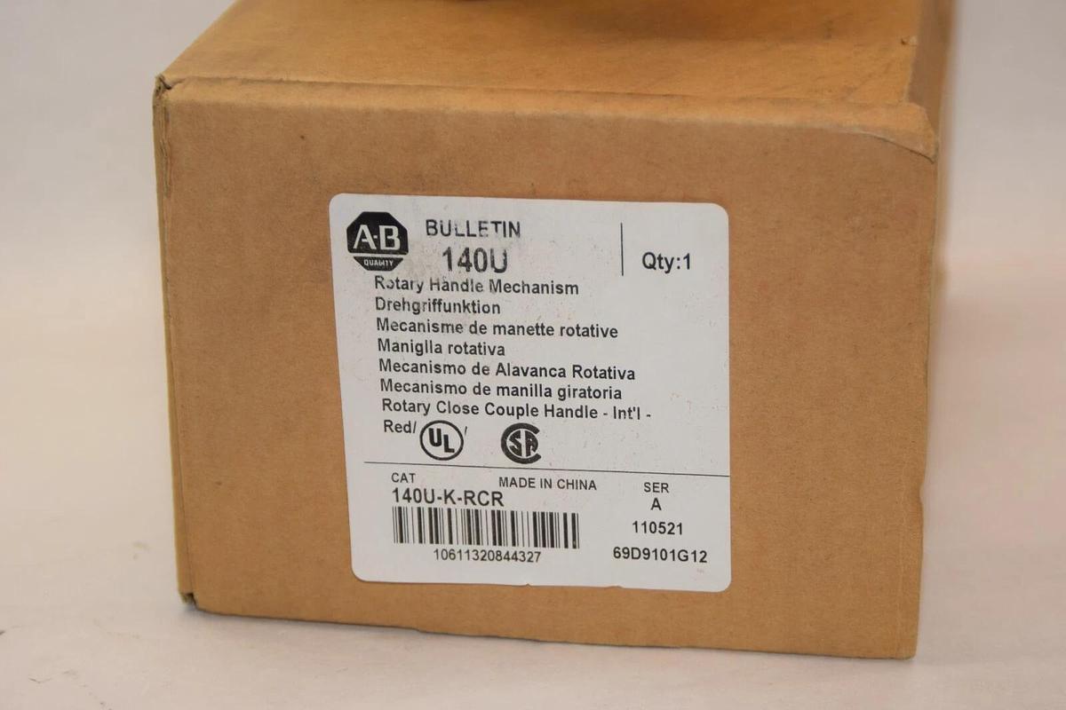 (NEW) ALLEN BRADLEY 140U-K-RCR Series A Rotary Handle Mechanism