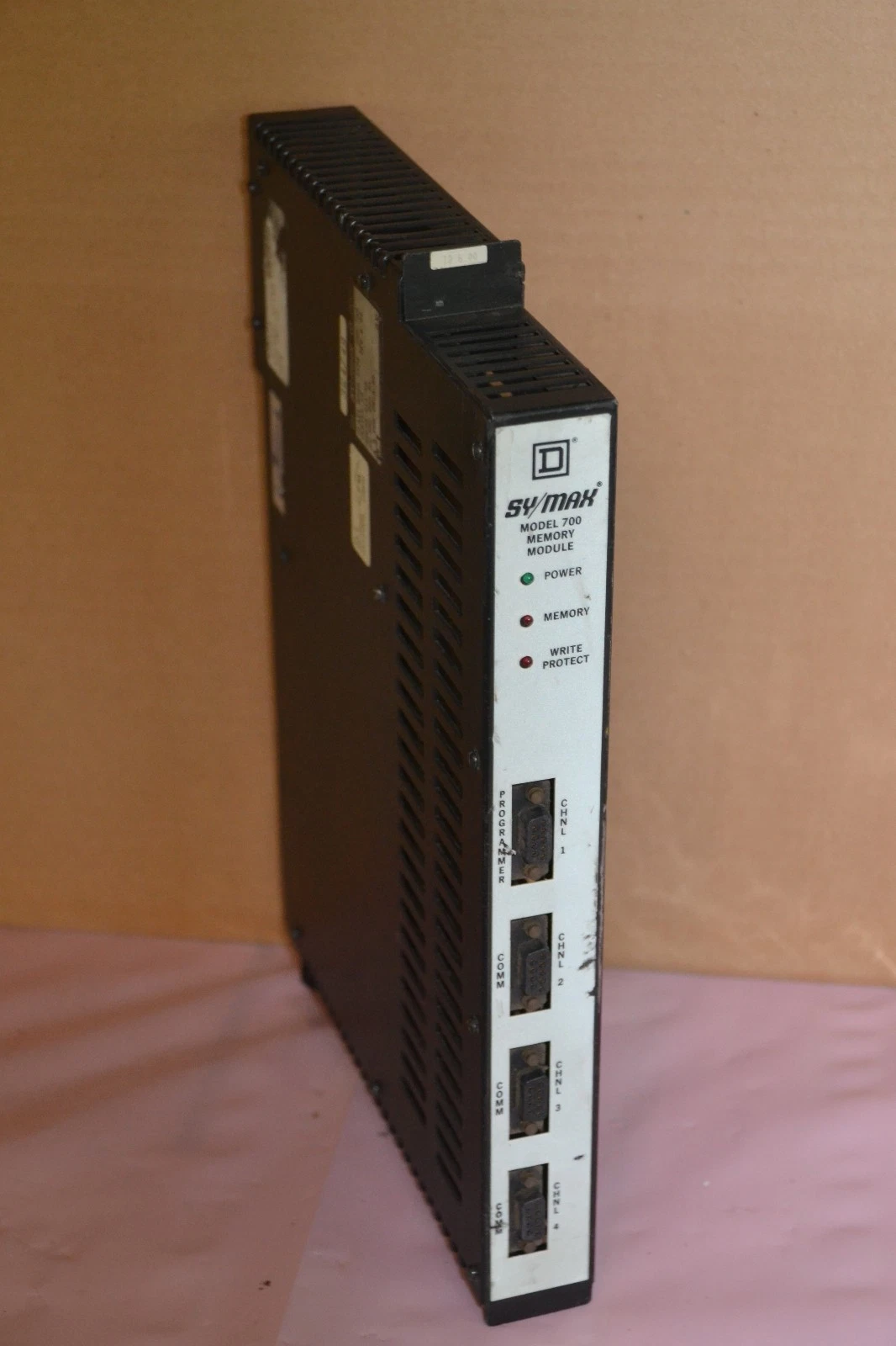 Used SQUARE D SY/MAX MODEL 700 MEMORY MODULE 8020 SMM-720 SER. I2 REV. 6.00 12 VDC