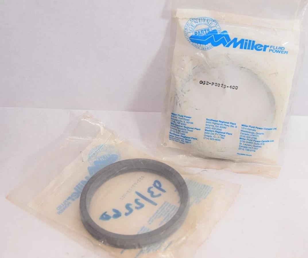 (NEW - Lot of 2) MILLER 052-PS025-400 052PS025400 Piston Seal