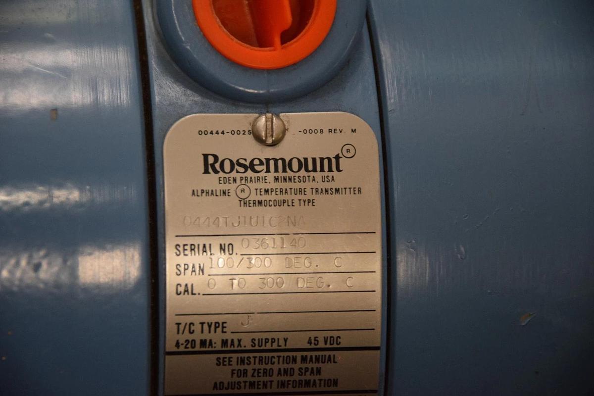 ROSEMOUNT 0444TJ1U1C2NA 0-300 DEGREE CELSIUS TYPE J TEMP. TRANSMITTER NEW
