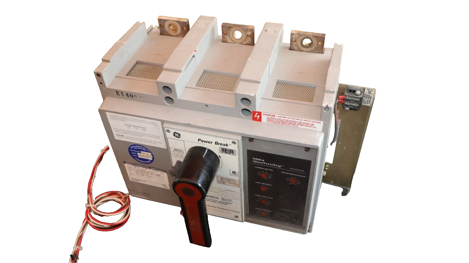 Refurbished GE General Electric Circuit Breaker Power Break 800A Amp TP88SS TS20LSI TR8S800