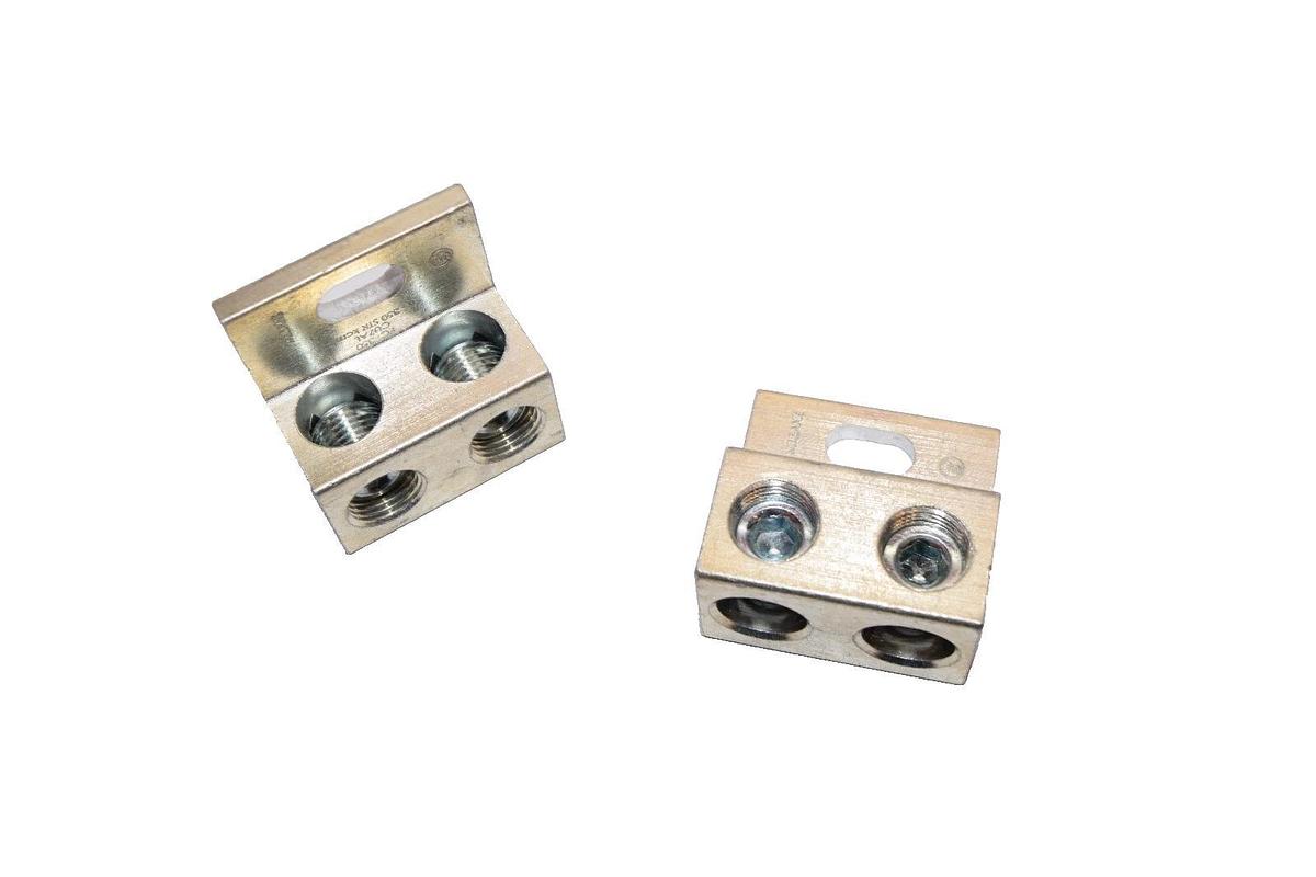 Milbank EC-350 CU7AL 6-350 STR kcmil Dbl Alunimun Mechanical Lugs (New-Lot of 2)