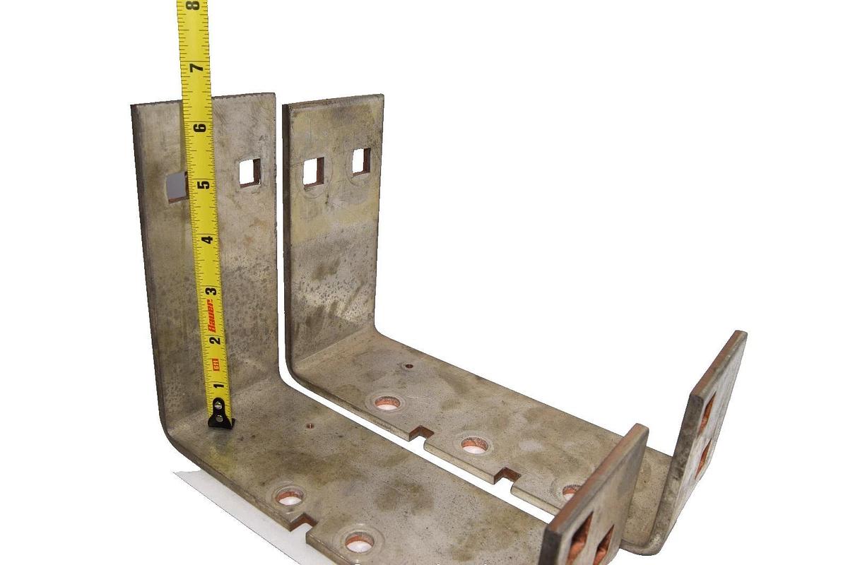 Used Industrial Buss Bar 8-1/2" x 3" x 1/8" Copper (Lot of 3 - Assorted Sizes)