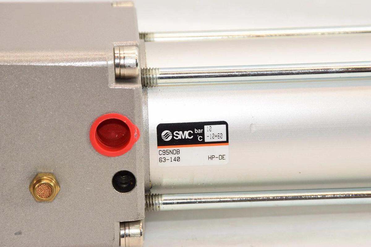 (NEW) SMC C95N63D-UA C95NDB63-140 Lock-Up Unit & Tie Rod Cylinder