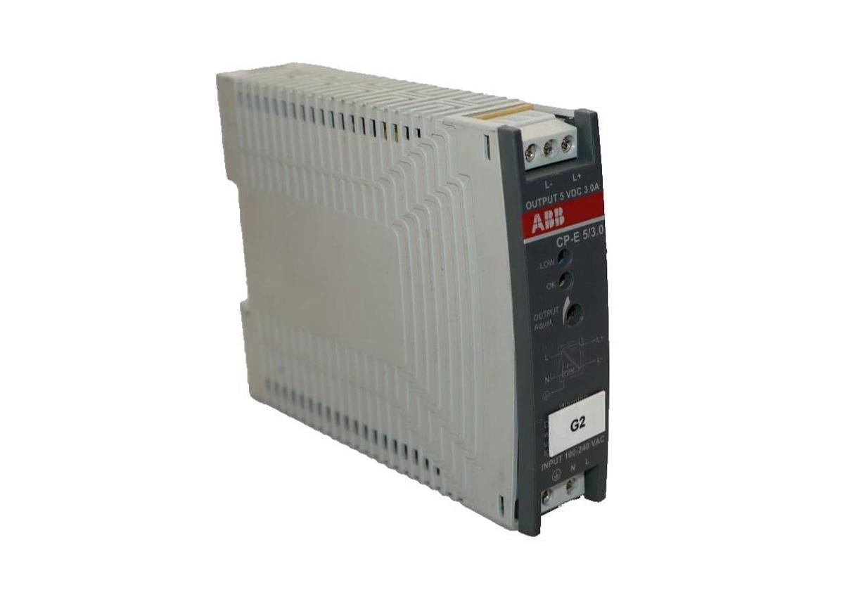 Used ABB  CP-E 5/3.0 , CPE5/3.0 100-240Vac 500mA Class 2 Power Supply Module