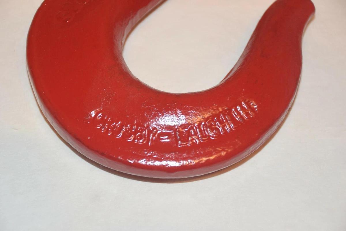 Used Crosby Laughlin 3 Ton Hook USA SWL3T hoist tow Lift Hook  (NEW)