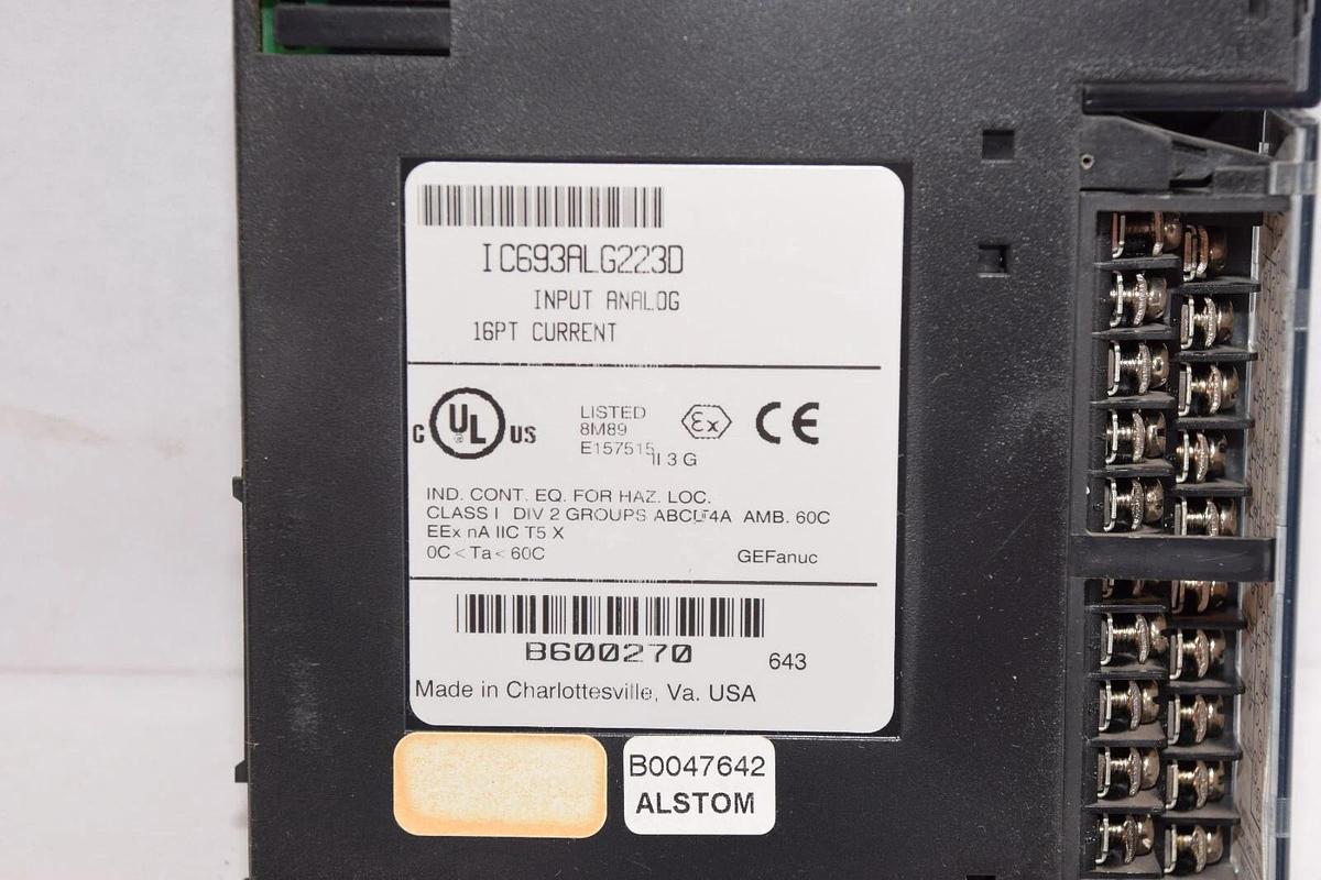 Used GE FANUC High Density Input Analog Module IC693ALG223D 16pt Current