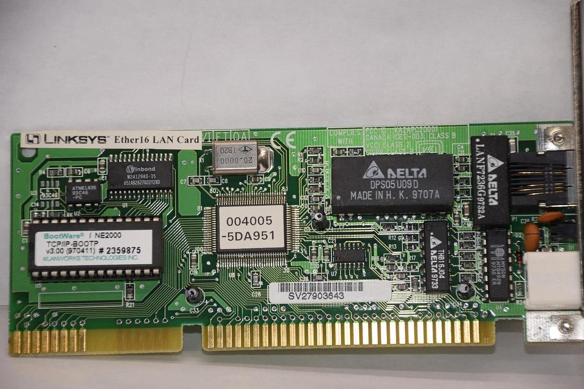 Used LINKSYS KA2APC20001 Ether16 LAN Card Board