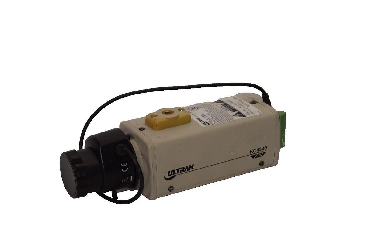 Used Ultrak KC4300 3.5W CCD B/W Security Camera w/2.9-8.2mm 1/3" Computar Lens