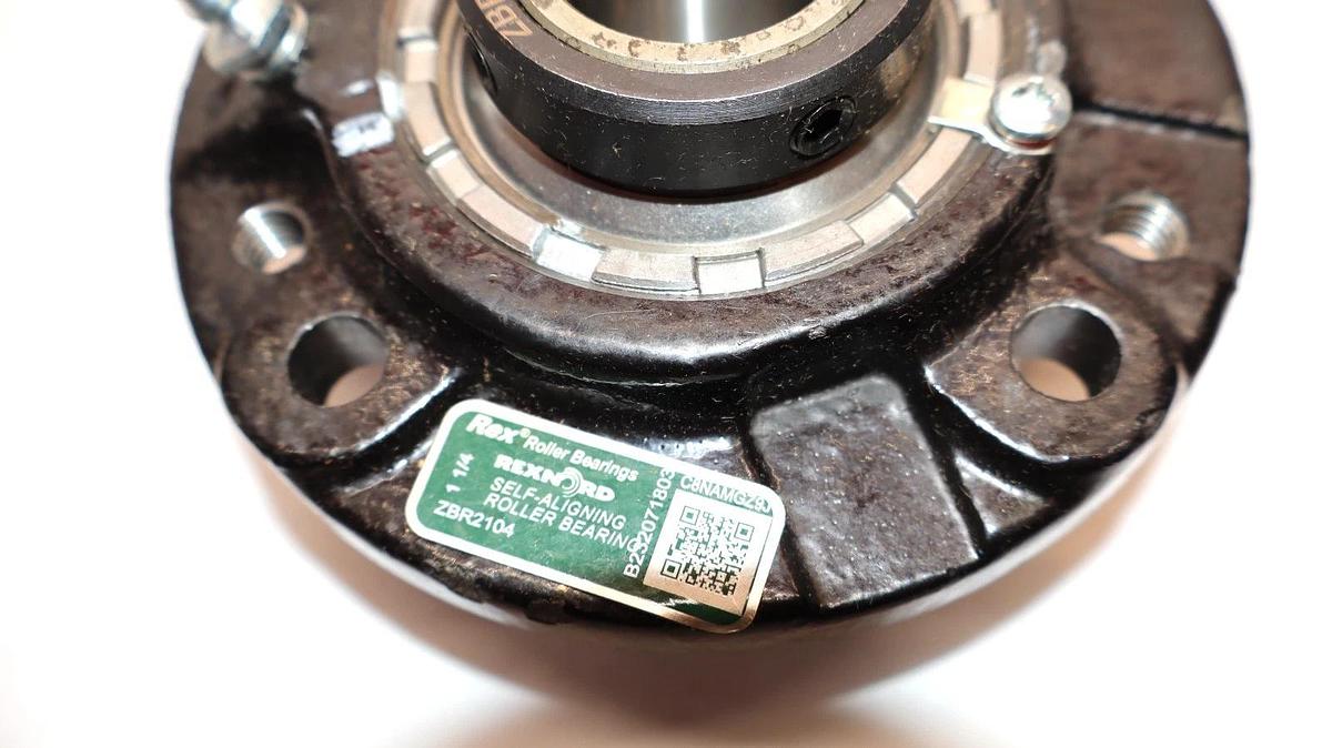 Rexnord Link-Belt ZBR2104 1-1/4" Bore 4 Bolt Flange Cart Roller Bearing (New)
