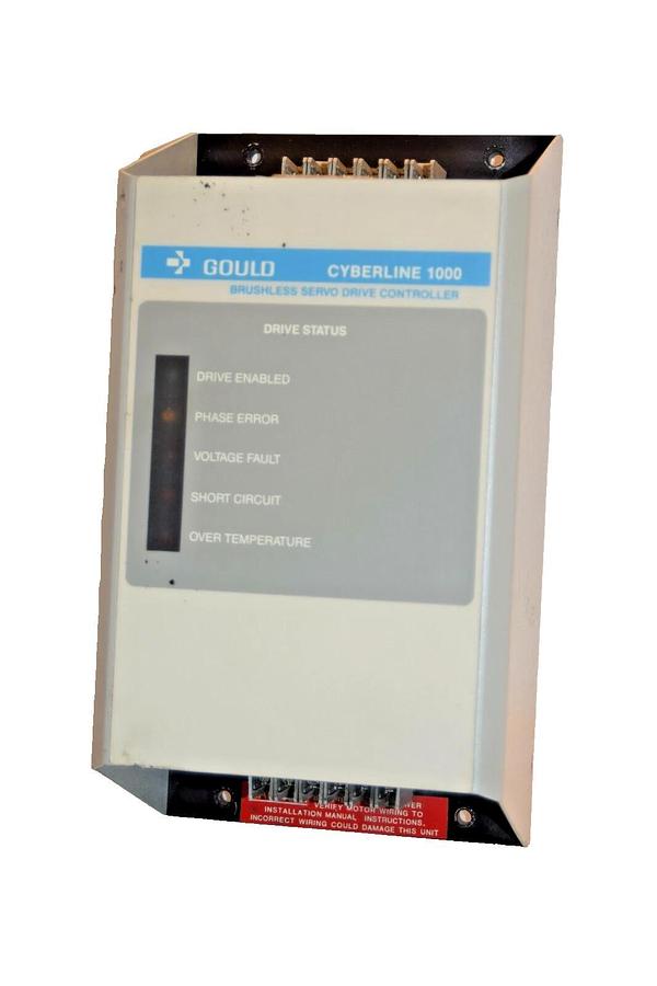 Used GOULD CL112 110-0092-1 Rev. B Cyberline 1000 Brushless Servo Drive Controller