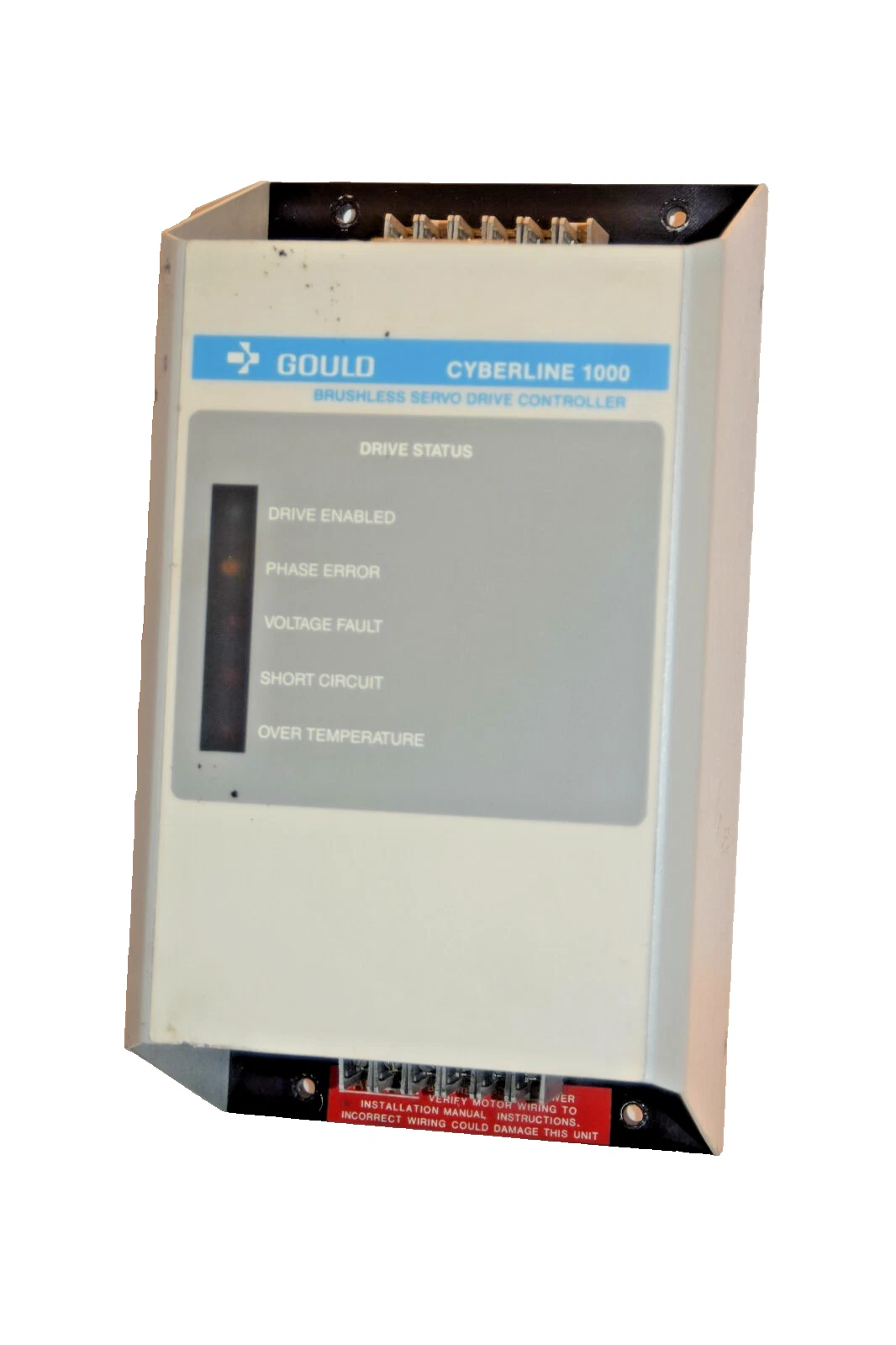 Used GOULD CL112 110-0092-1 Rev. B Cyberline 1000 Brushless Servo Drive Controller