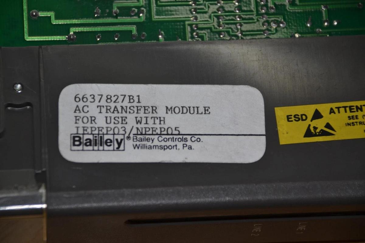 Used Bailey AC transfer module 6637827B1