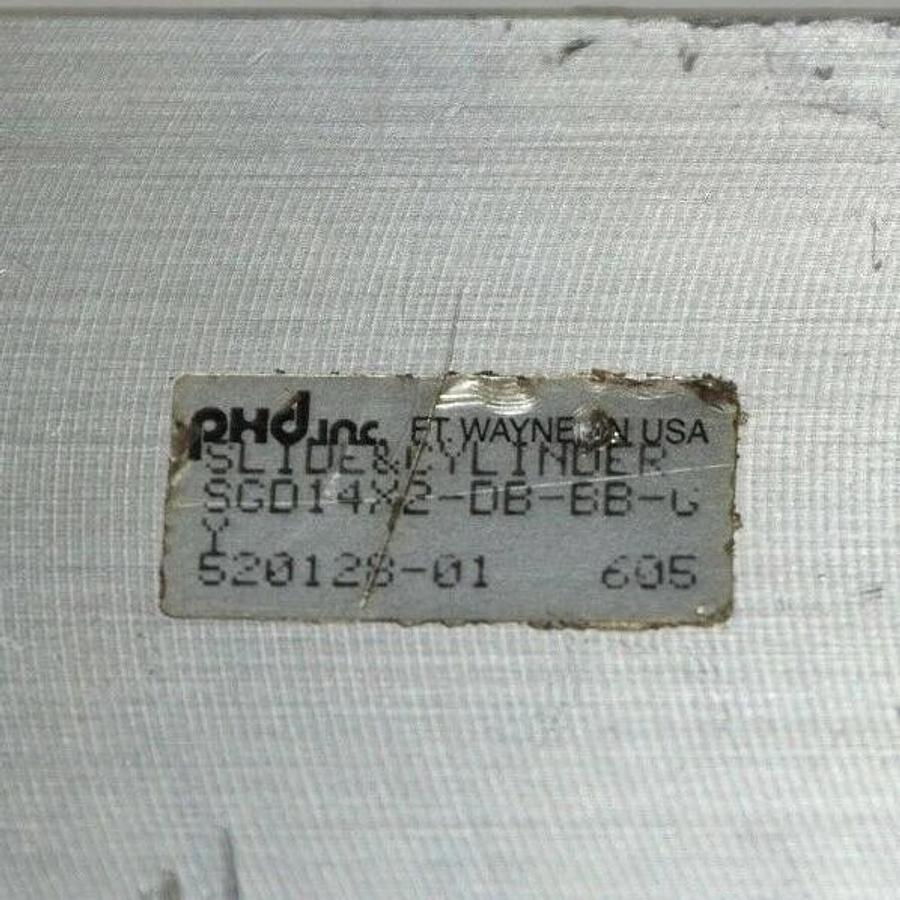 Used PHD SGD14X2-DB-BB-GY Pneumatic Slide