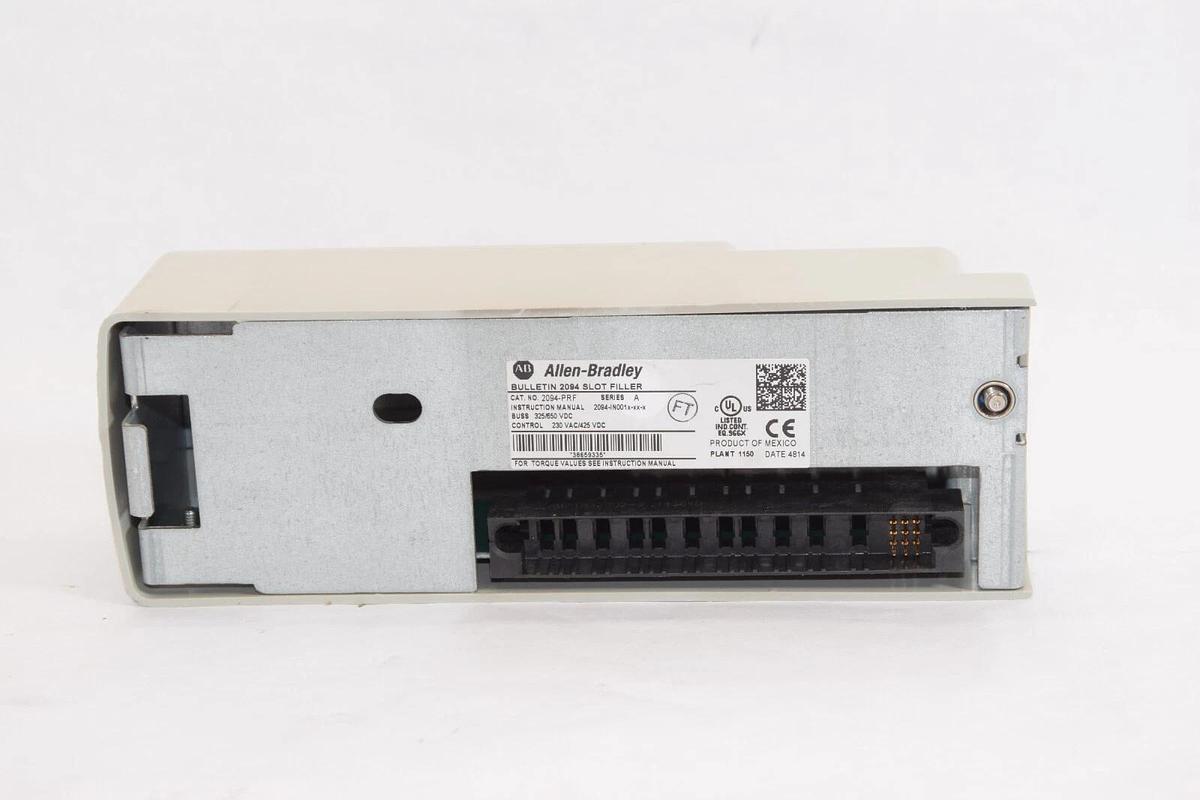 Used ALLEN BRADLEY Kinetix 6000 2094-PRF Series A 230Vac Slot Filler