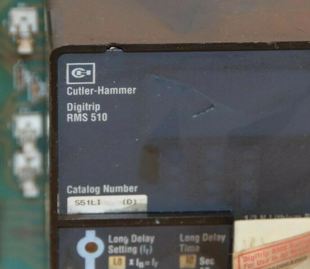 Used CUTLER HAMER RMS510 RMS 510 Digitrip Unit With Base