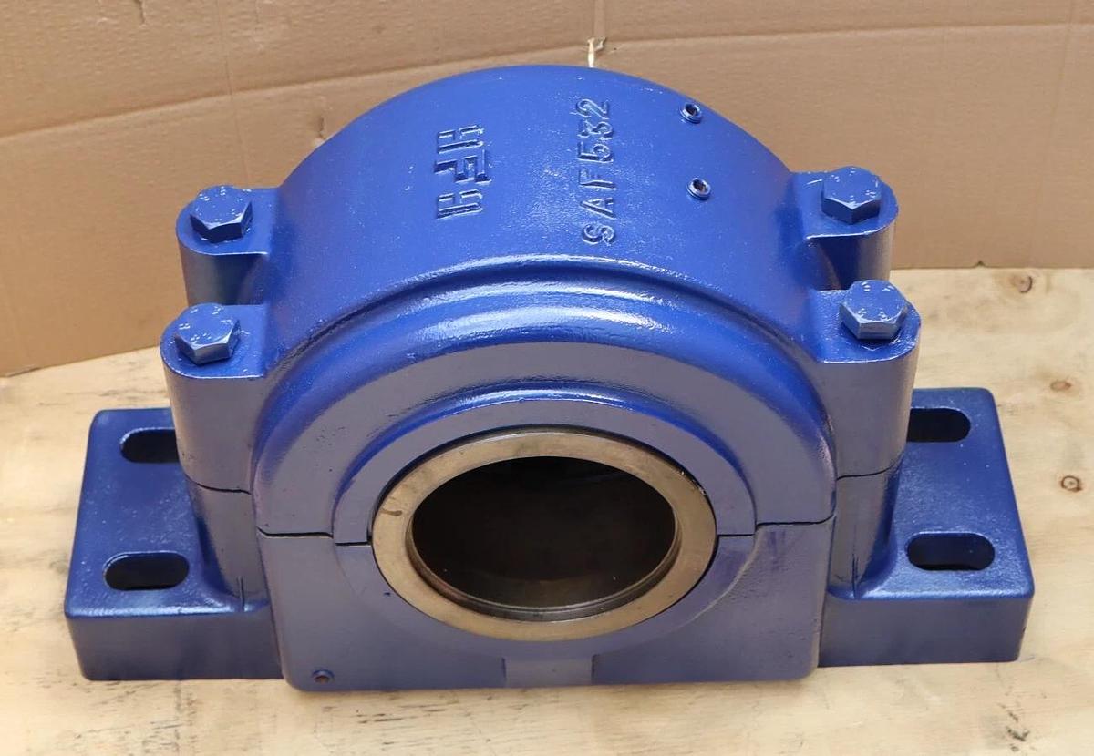 HFH 4 Bolt SAF532 Split Plummer Pillow Block Bearing Housing 5-7/16" 5 7/16 NOS