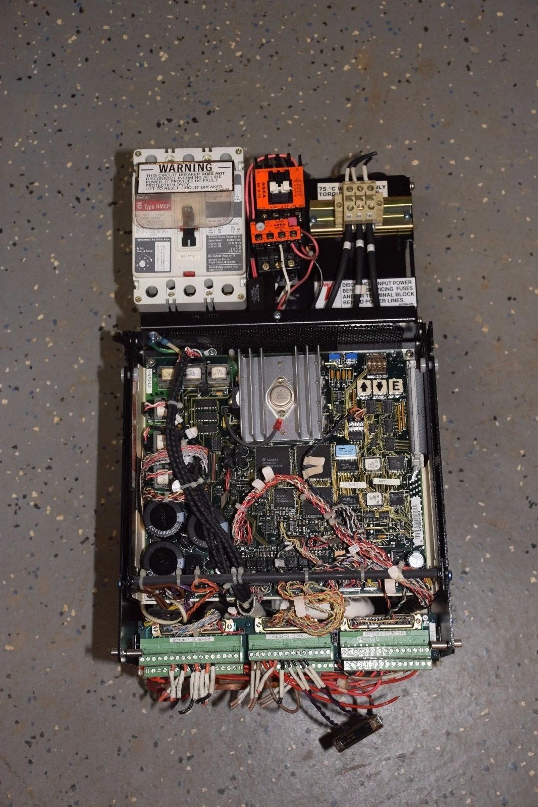 Used Reliance Electric Maxpak III 7.5hp Drive 7D8161 3ph 460v 910K8060 0-58703-61A