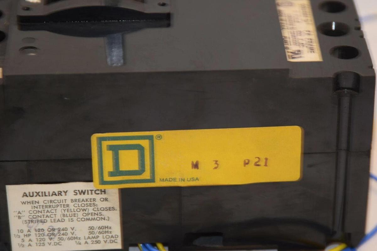(NEW) SQUARE D FAL3600712M1212 7A 7 Amp 7 A 600V 3P Circuit Breaker