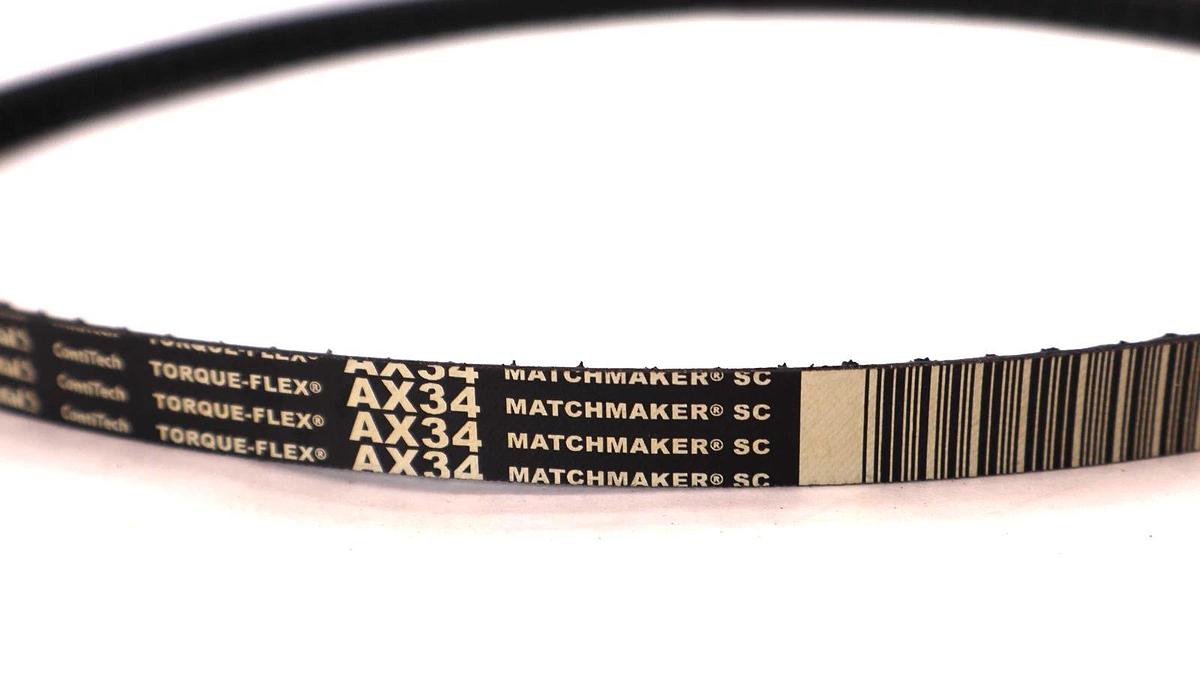 Continental AX34 Torque-Flex Matchmaker SC Cogged Belt V-Belt (New)
