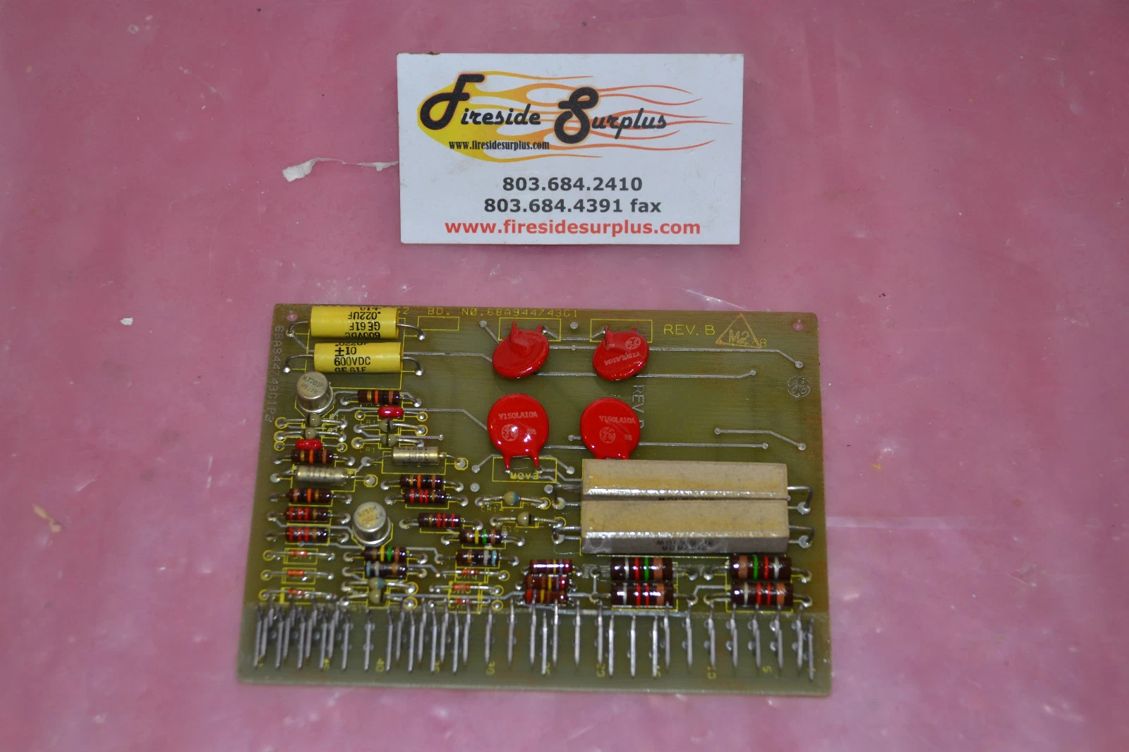 Used GENERAL ELECTRIC CIRCUIT BOARD CARD 68A944743G1 IC3650SRDG2 68A944743G1P3