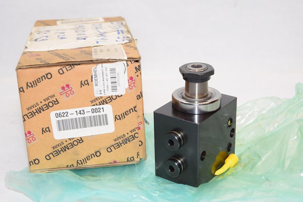 (NEW) ROEMHELD 18931196 0622-143-0021 500 Bar Block Cylinder