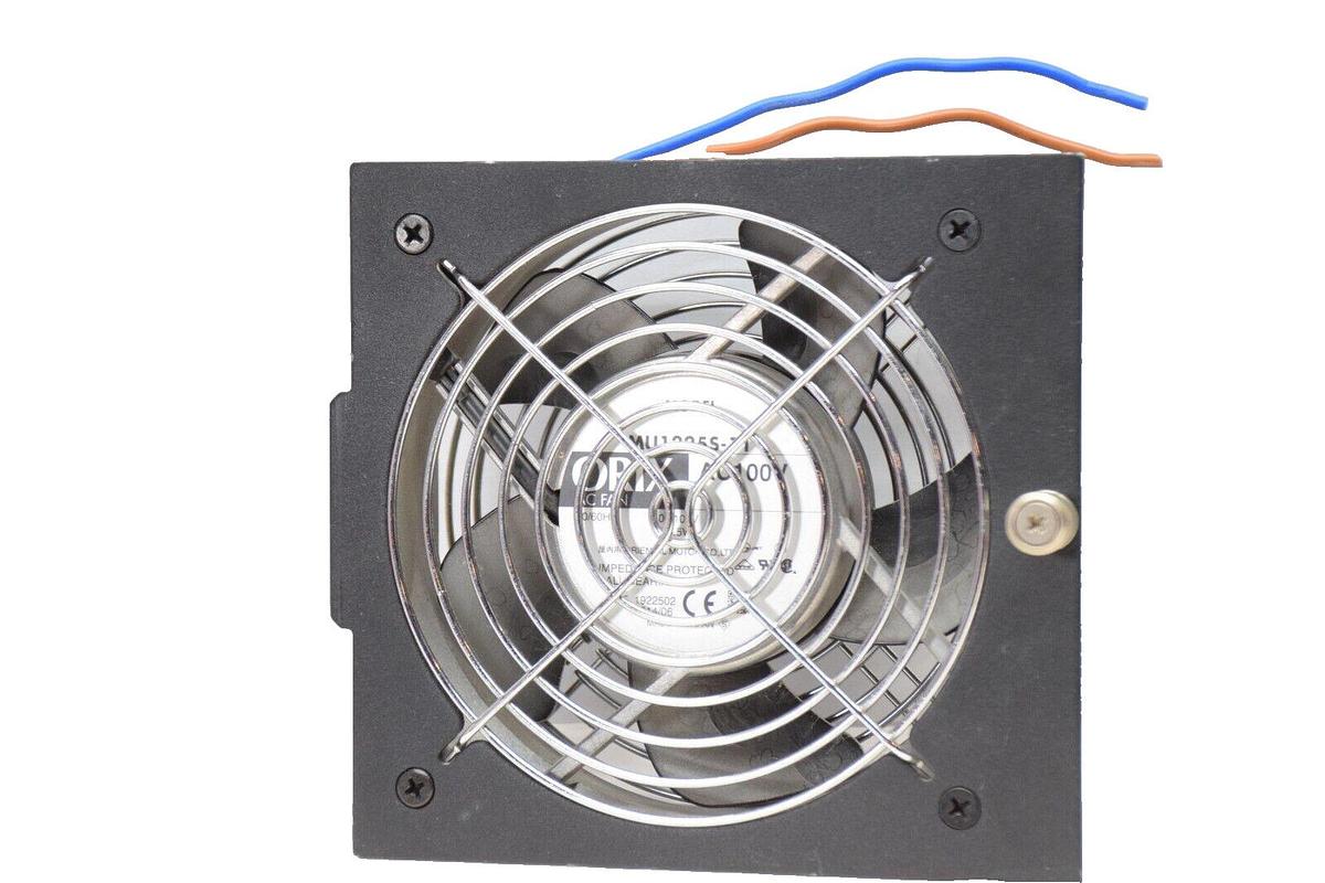 Used ORIX MU1225S-11 100Vac 50/60Hz Cooling Fan With Grill Cover