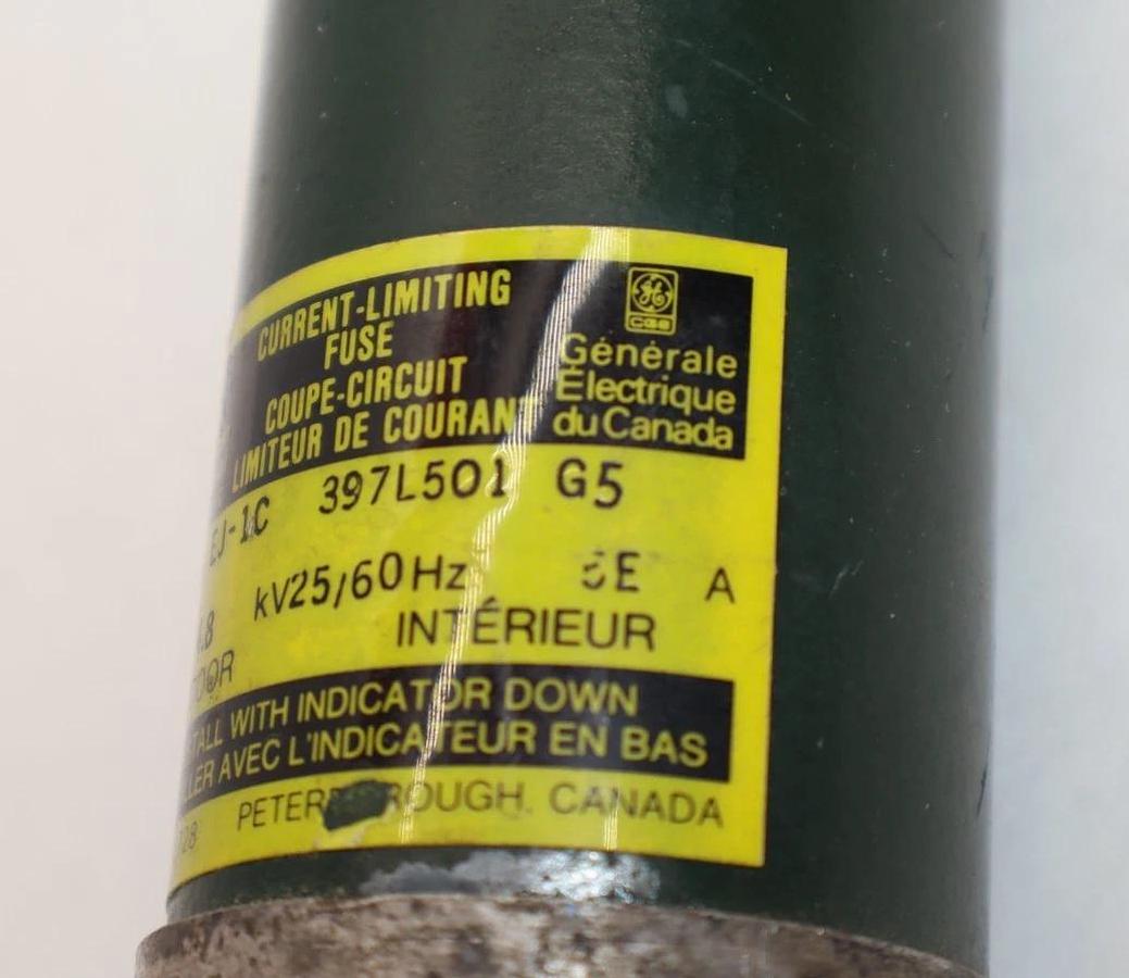 Used GE GENERAL ELECTRIC Canadian EJ-1C 397L501 EJ1C 5e Amp 5eA Indoor 4.8kV25/60hz