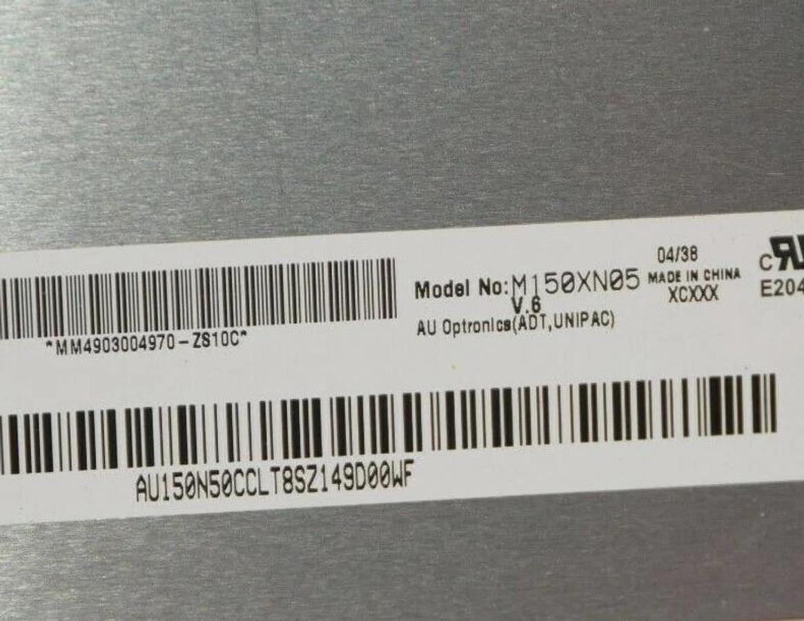 Used Allen bradley 1500 VersaView Display Screen AU Optronics M150XN05 59.15M07.027/D