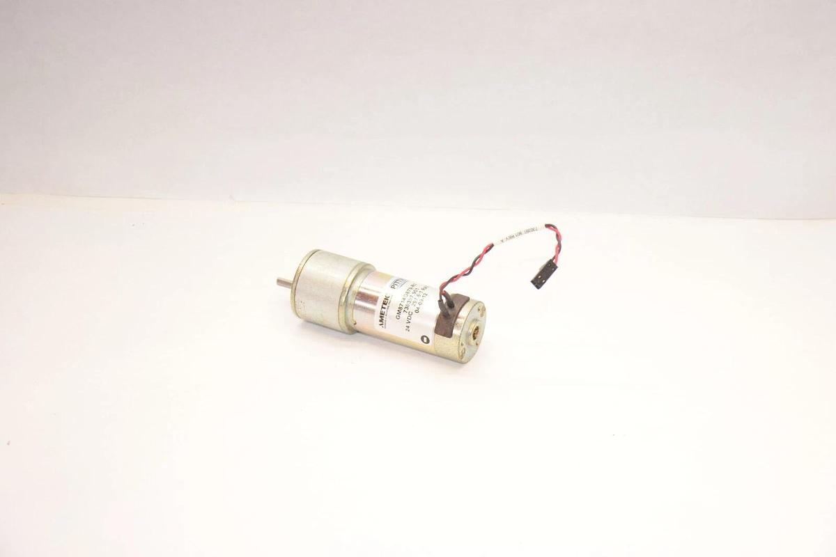 Used AMETEK GM8714G879-R1 24Vdc 297.6:1 Ratio Gear Motor