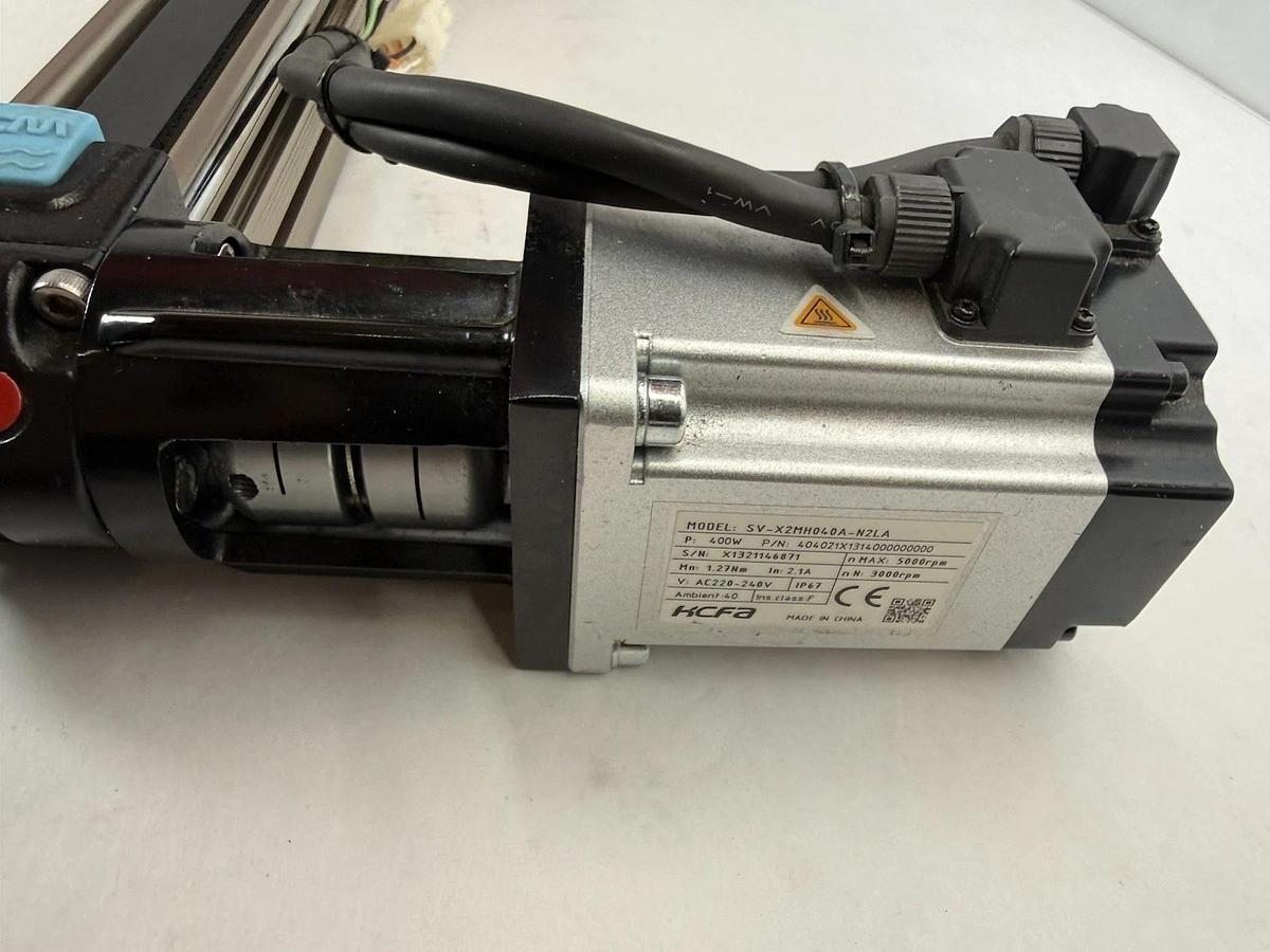 Used CCM SV-X2MH040A-N2LA 4" x 3" 14"  Slide Linear Actuator 400W