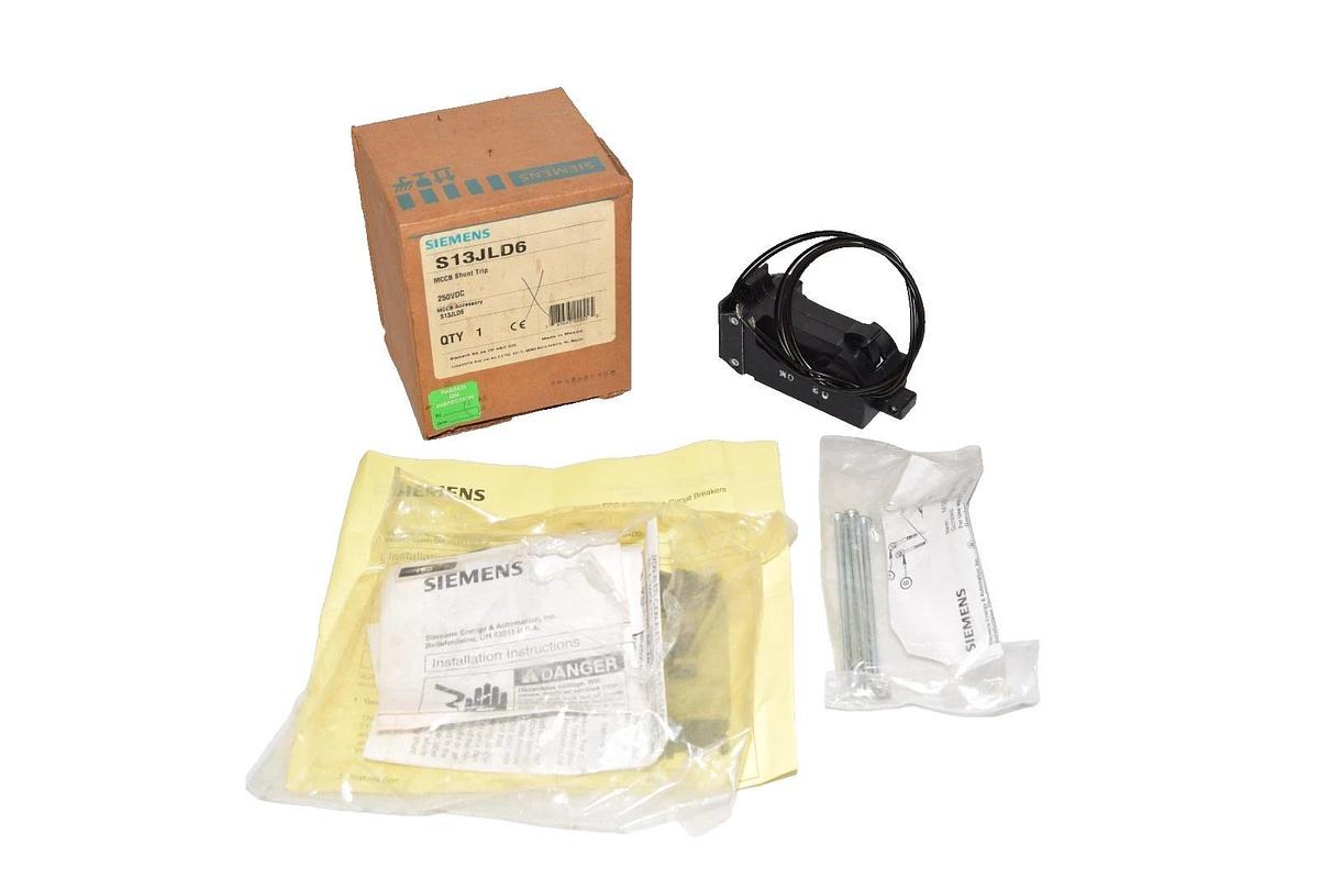 Siemens MCCB Shunt Trip 250Vdc S13JLD6 (New)