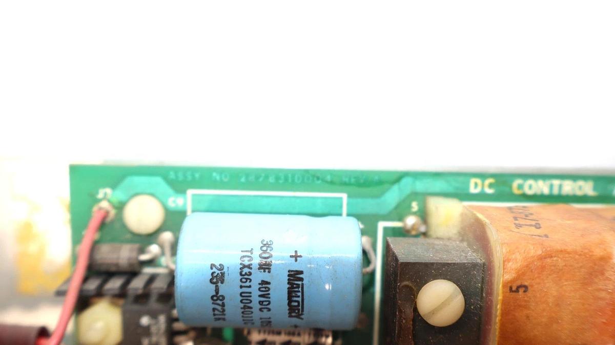 Used Beloit 287831D004 Rev A DC Control Assembly Circuit Board