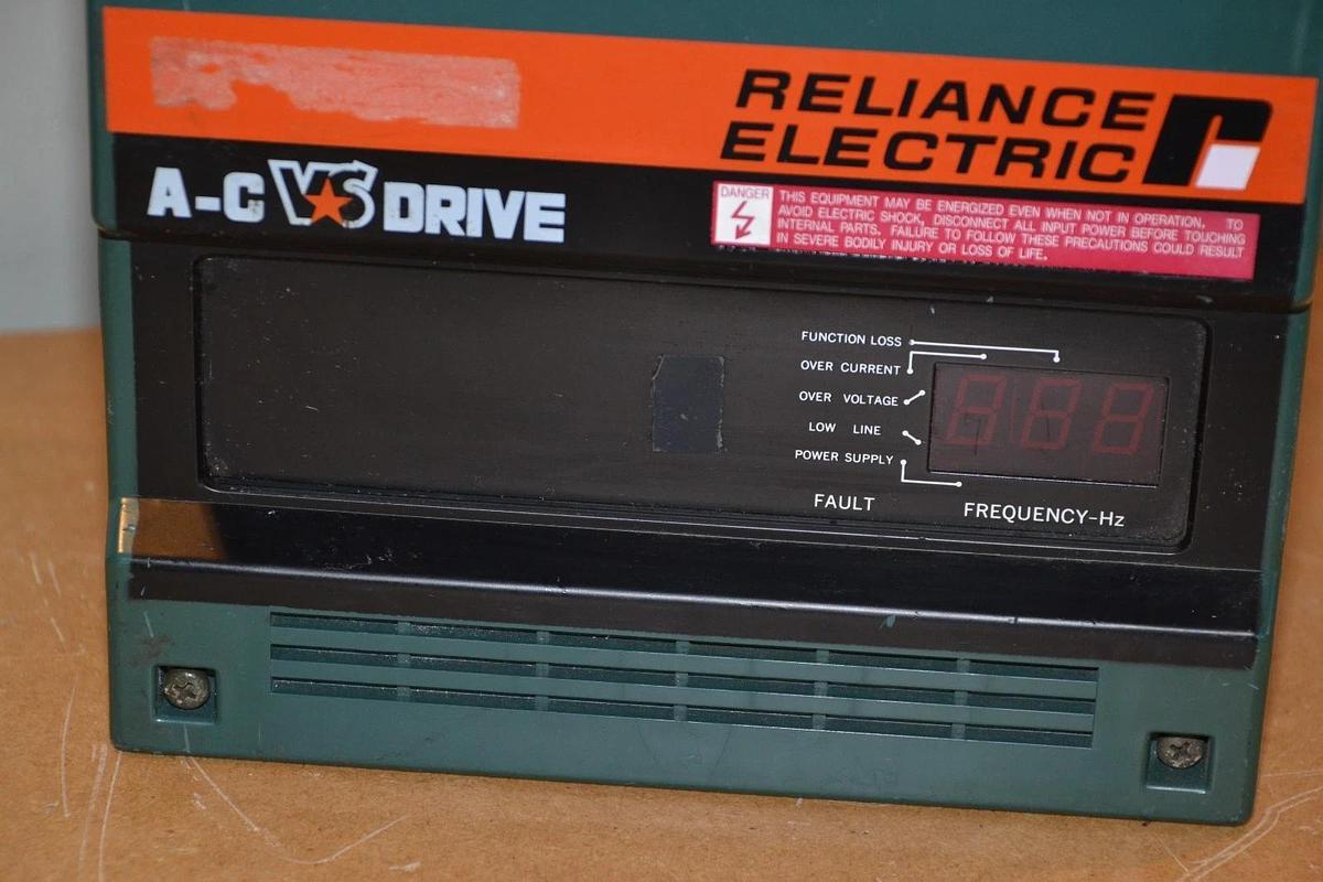 Used Reliance Electric AC VS Drive 1AC2102U 2.9kva 2.9 kva 2hp 2 hp 200/230v 200/230