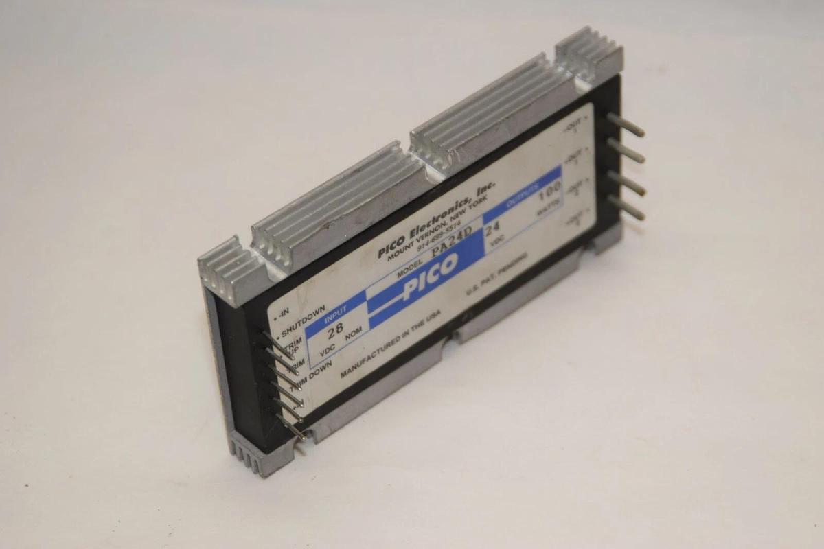 Used PICO ELECTRONICS INC PA24D 24/28Vdc 100W Power Converter High Power