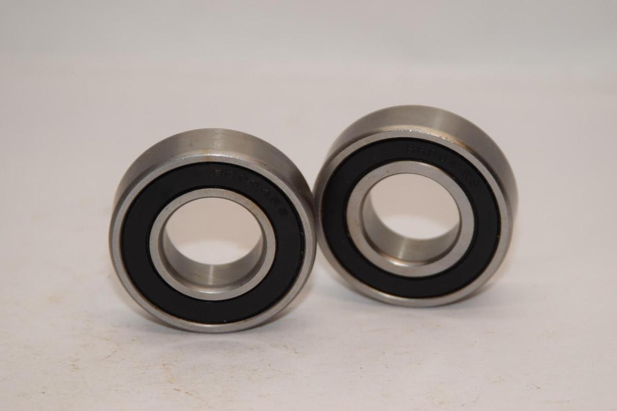 (NEW - Lot of 2) S6004RS S6004 RS Rubber Sealed Bearing