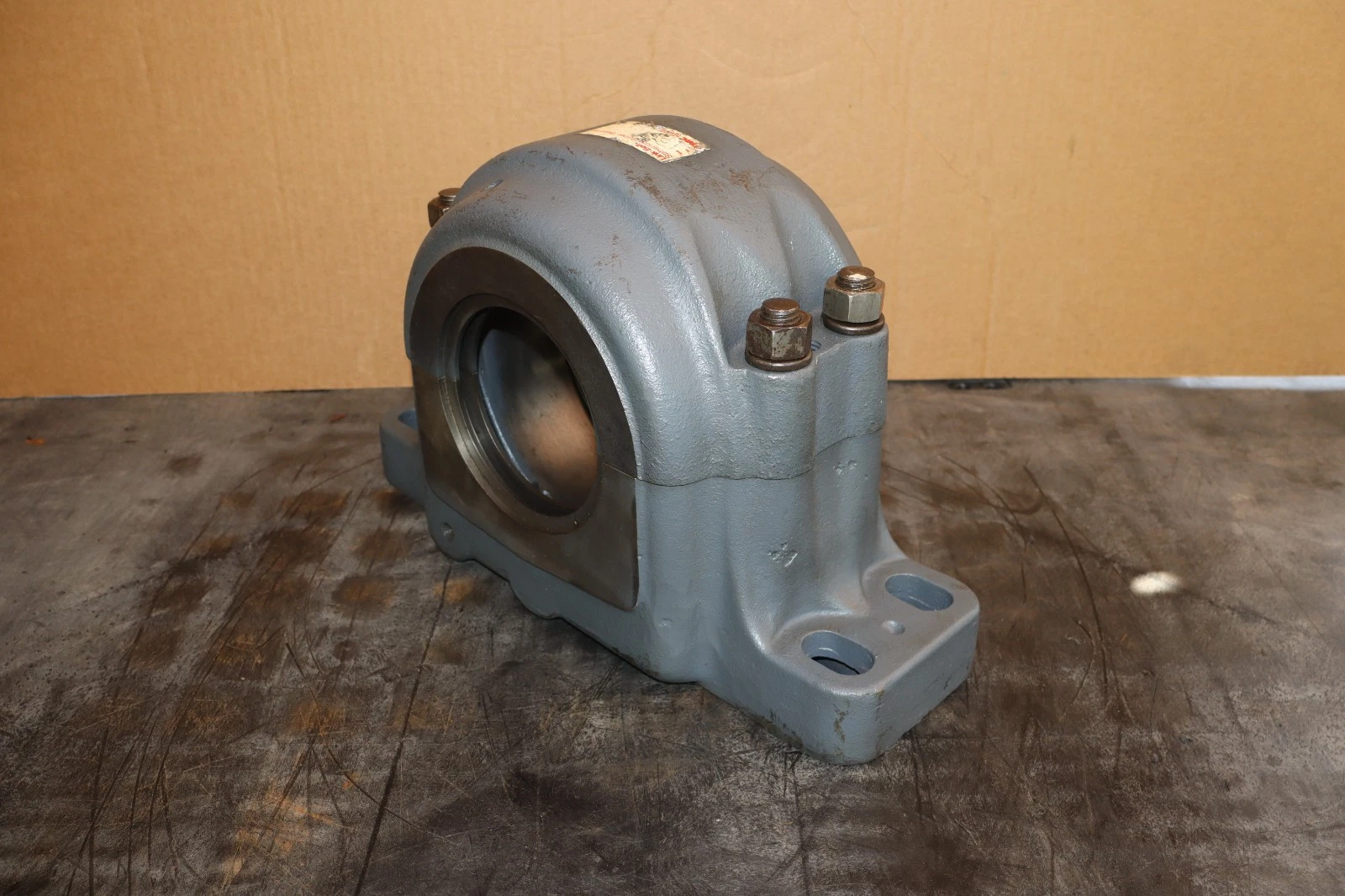 Refurbished Link-Belt Pillow Block HOUSING 4-Bolt 4-9/16" 4 9/16" Cast Iron (Refurbished)