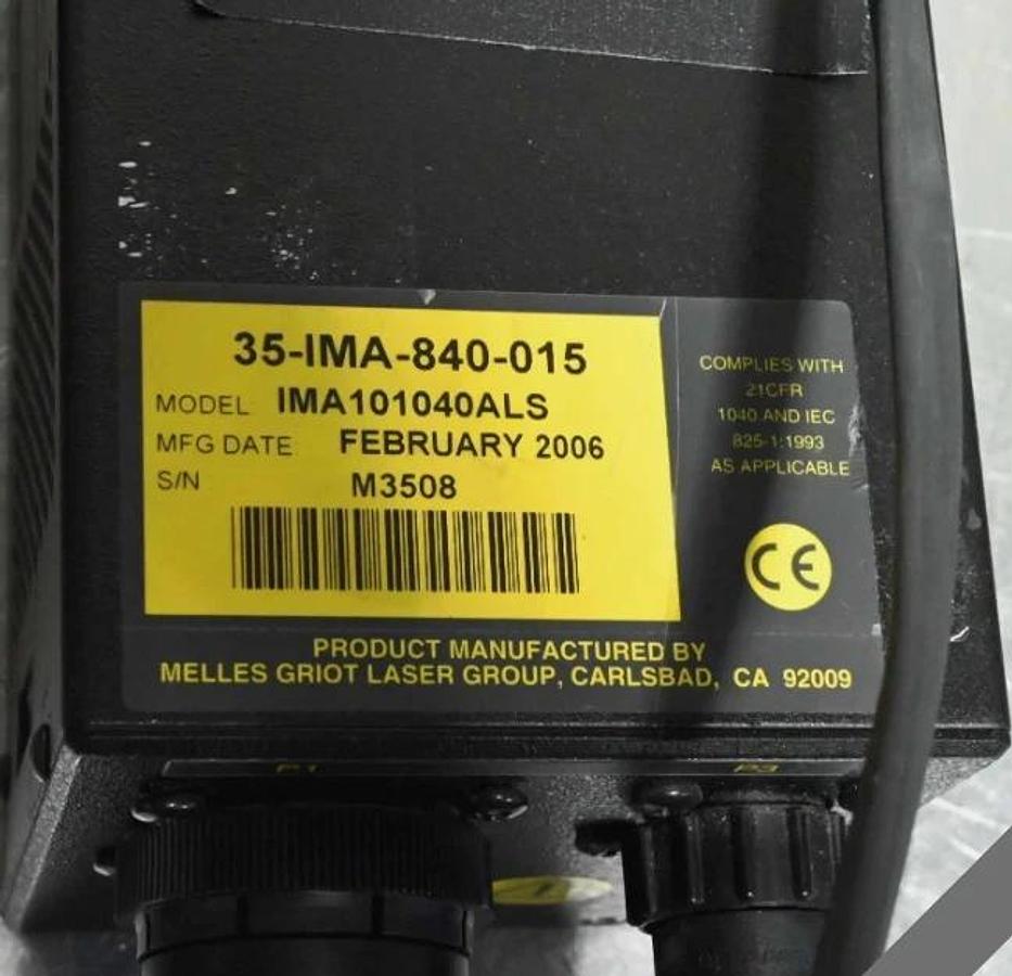 Used MELLES GRIOT ION Laser IMA101040ALS 35-IMA-840-015 Power Supply 35-IMA040-120