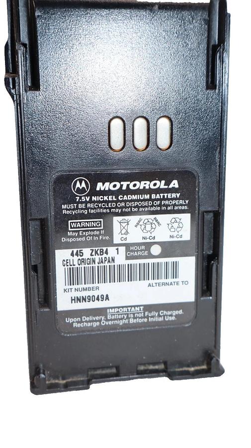 Used Motorola OEM 7.5V Nichel Cadmium Battery HNN9049A