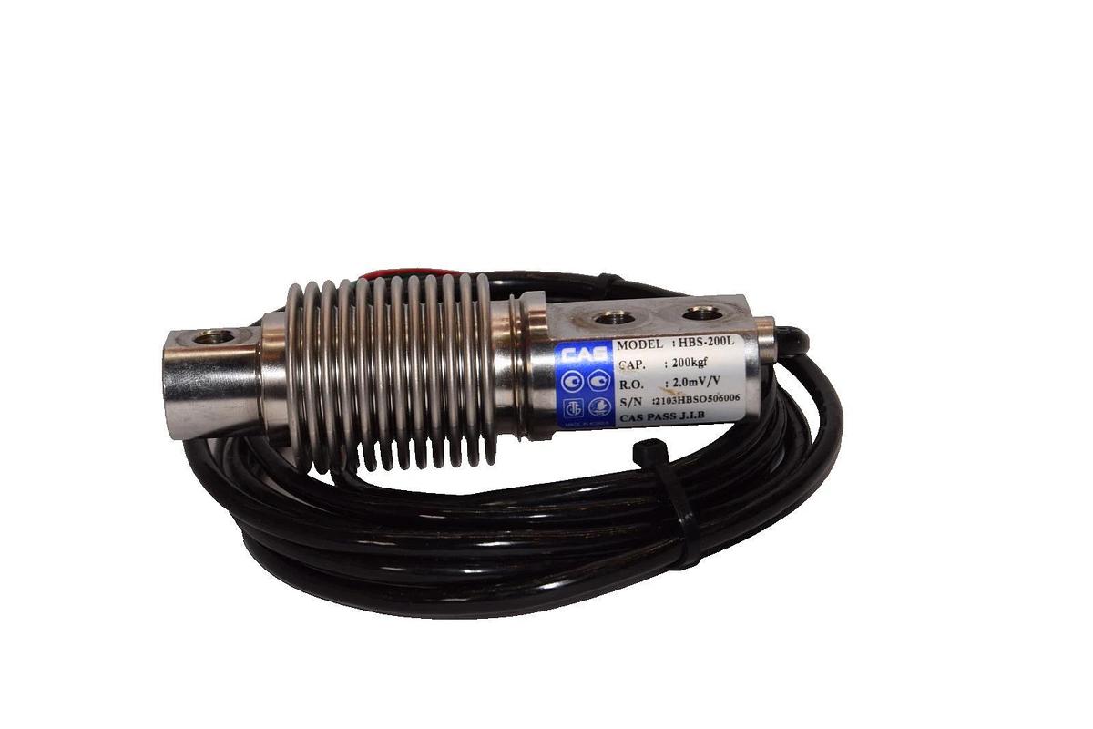 Used CAS HBS-200L , HBS200L 200kgf , 2.0mV/V Bending Beam Load Cell