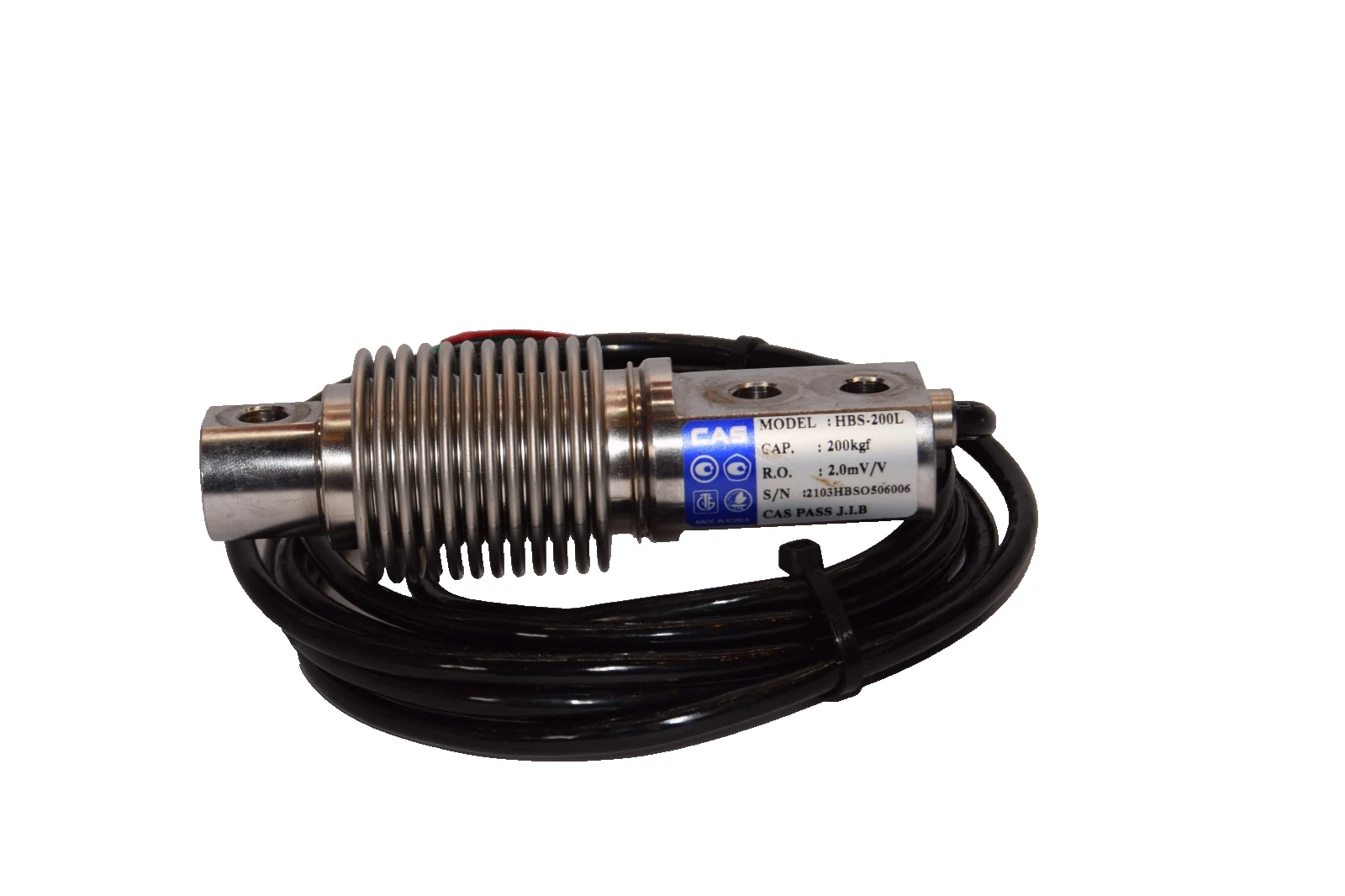 Used CAS HBS-200L , HBS200L 200kgf , 2.0mV/V Bending Beam Load Cell