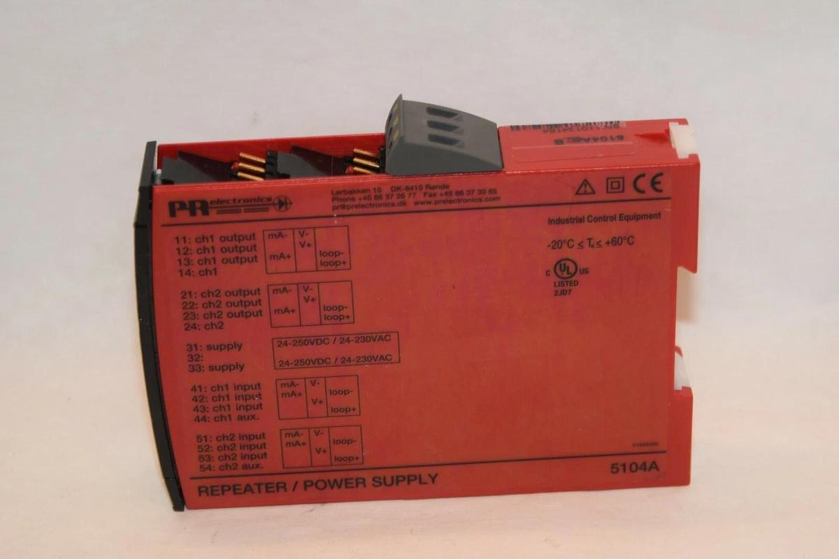 Used PR ELECTRONICS 5104A Repeater / Power Supply