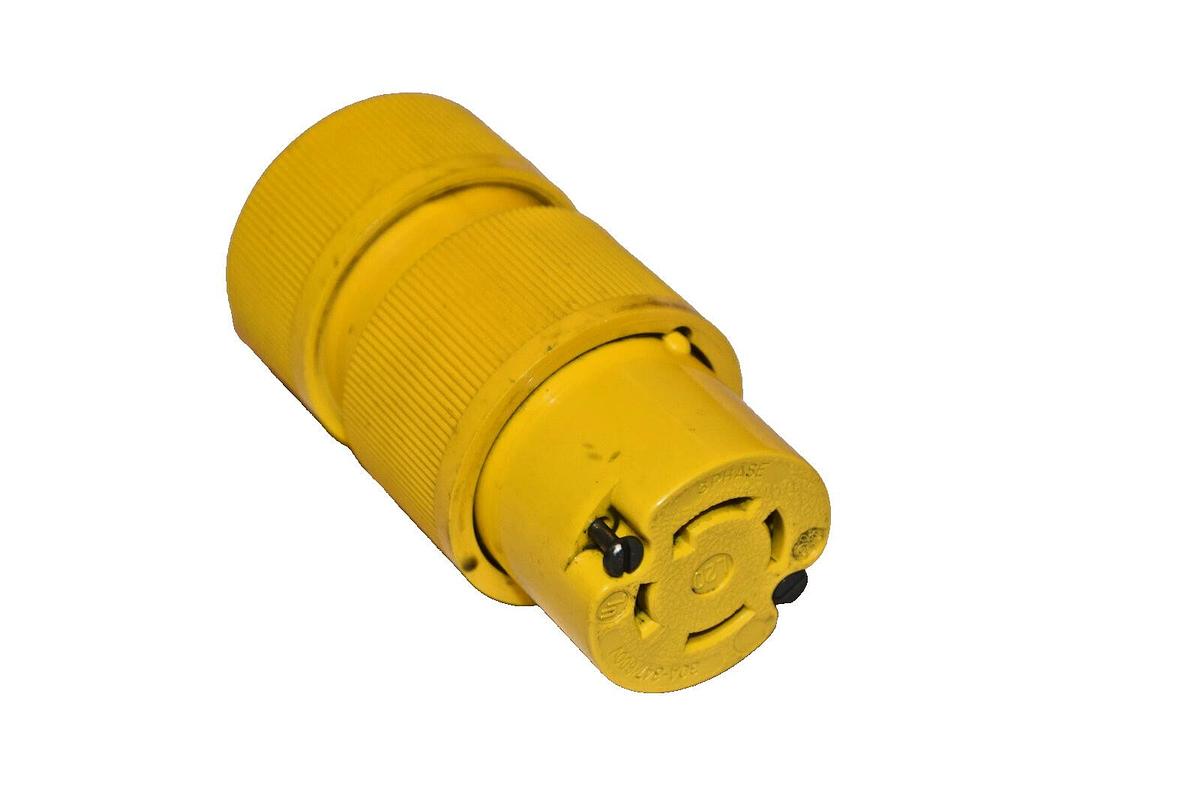 GE GENERAL ELECTRIC LOCKING PLUG L20 30A 347/600V 3 PHASE (NOS)