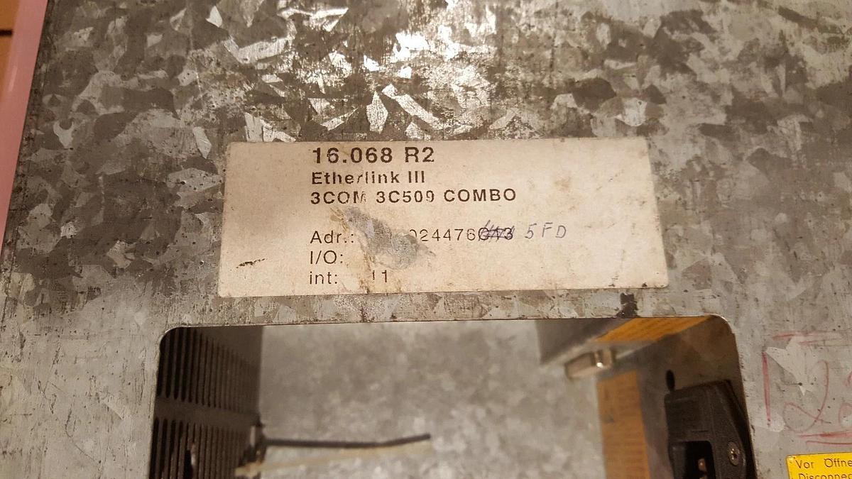 Used Siemens SICOMP PC 32-F Interface Panel 6AP1160