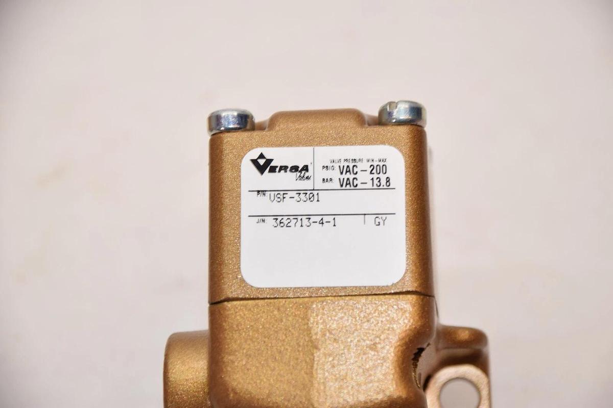 (NEW) VERSA VSF-3301 VSF3301 3-Way Brass Valve