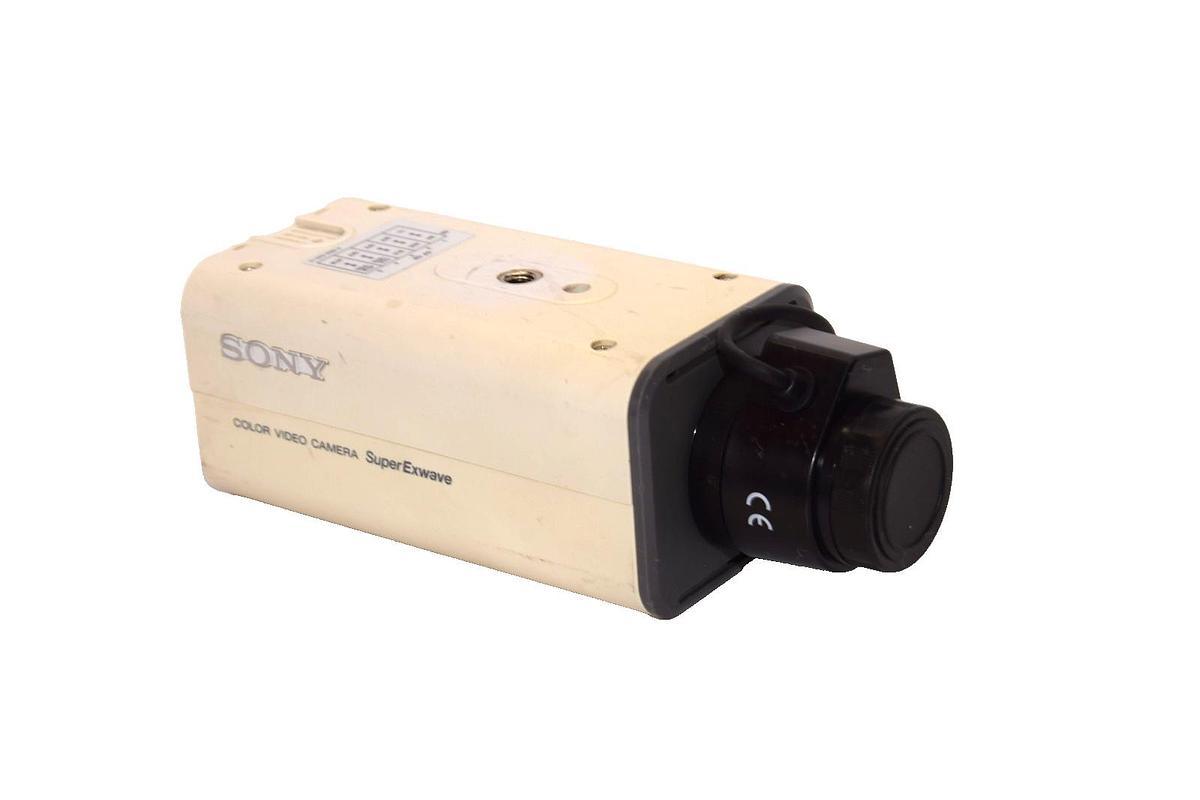 Used Sony SSC-E453 Super Exwave Color Video Security Camera w/2.8mm F1.4 CCTV Lens