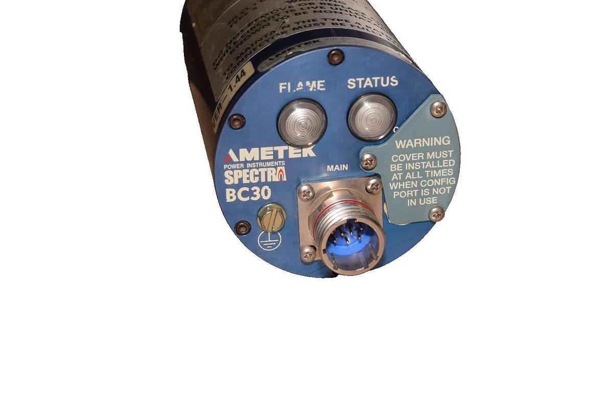 Used AMETEK Spectra  Flame Sensor BC30-UV BC30 BC30UV  VER 1.44