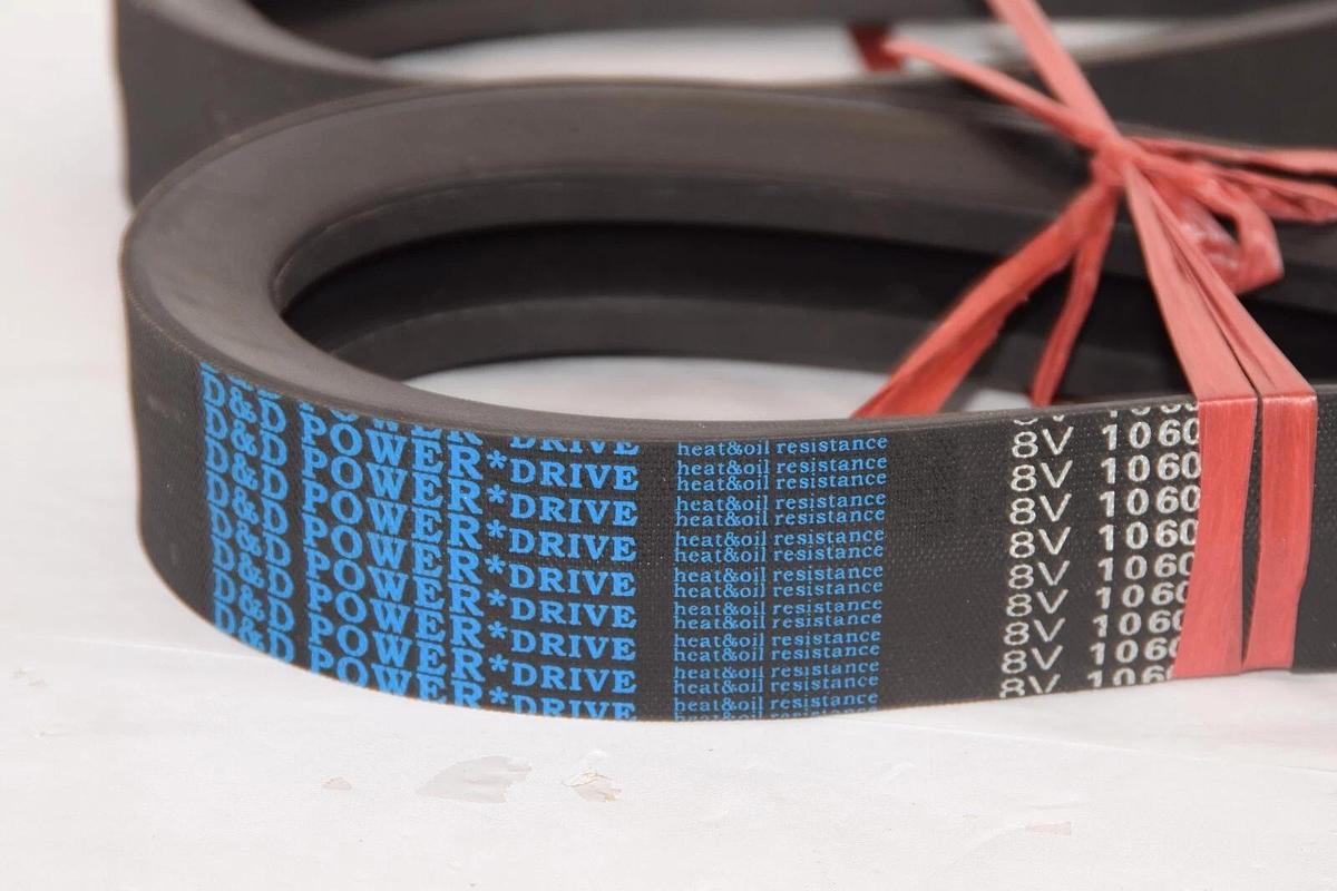 (NEW) D&D POWER DRIVE 8V1060 2/8V1060 2-Ribbed V-Belt