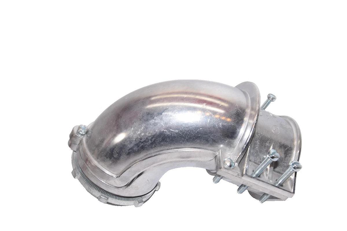 Nesco 812-DC2 3" 90 degree 2-Screw Flex Connector Fitting (New - Lot of 5)